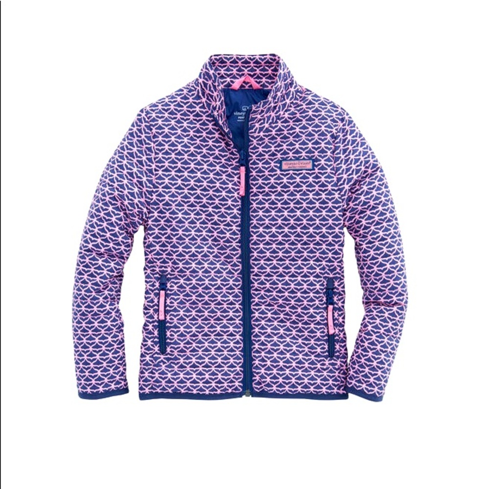 Vineyard Vines Weekend Girls Puffer Jacket Large